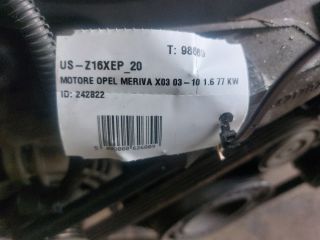 bontott OPEL MERIVA A Komplett Motor (Segédberendezésekkel)