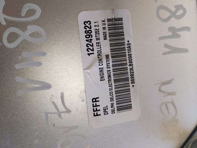bontott OPEL MERIVA A Motorvezérlő