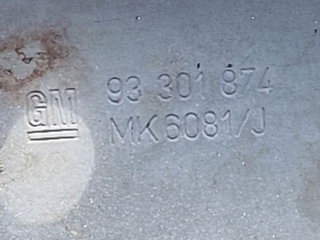 bontott OPEL MERIVA A Homlokfal (Üres lemez)