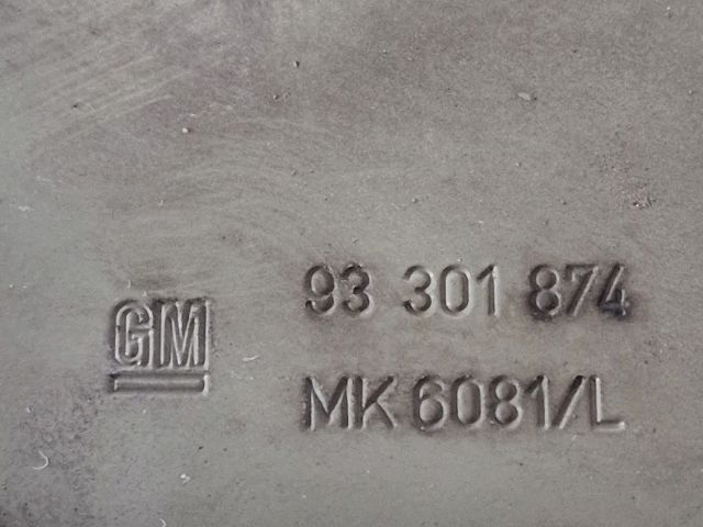 bontott OPEL MERIVA A Homlokfal (Üres lemez)