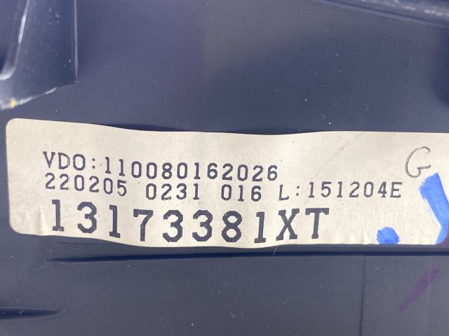 bontott OPEL MERIVA A Kilométeróra