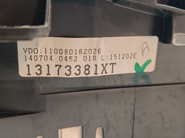 bontott OPEL MERIVA A Kilométeróra