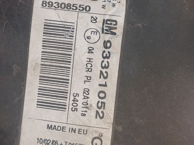 bontott OPEL MERIVA A Bal Fényszóró