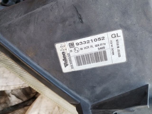 bontott OPEL MERIVA A Bal Fényszóró