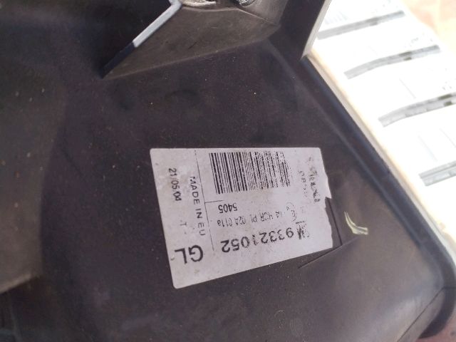 bontott OPEL MERIVA A Bal Fényszóró