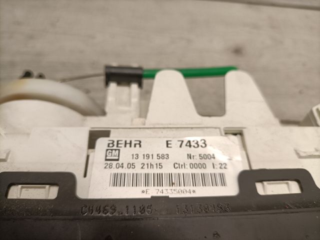 bontott OPEL MERIVA A Fűtéskapcsoló (manuális klímás)