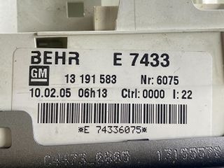 bontott OPEL MERIVA A Fűtéskapcsoló