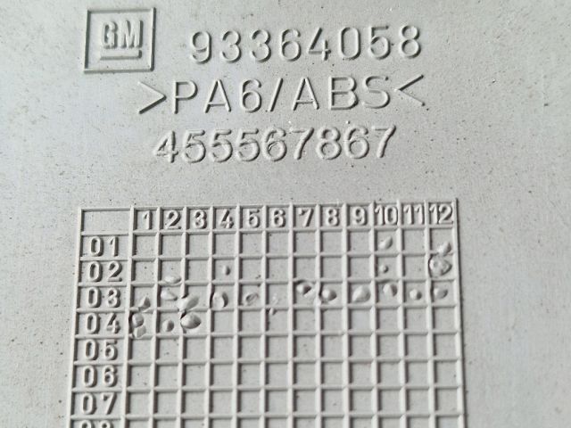 bontott OPEL MERIVA A Hátsó középső Biztonsági Öv