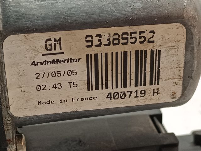 bontott OPEL MERIVA A Jobb első Ablakemelő Motor