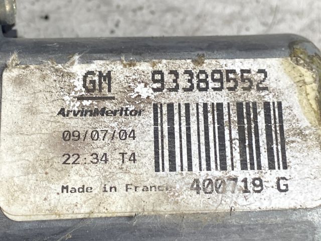 bontott OPEL MERIVA A Jobb első Ablakemelő Szerkezet (Elektromos)