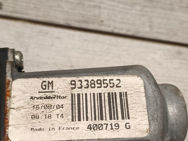 bontott OPEL MERIVA A Jobb első Ablakemelő Szerkezet (Elektromos)