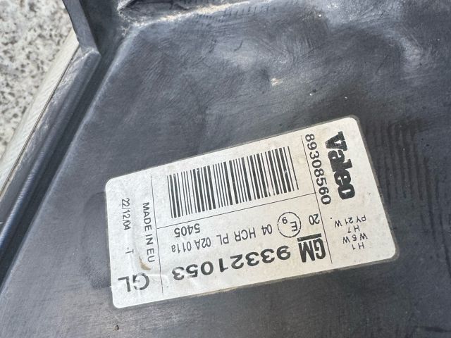 bontott OPEL MERIVA A Jobb Fényszóró