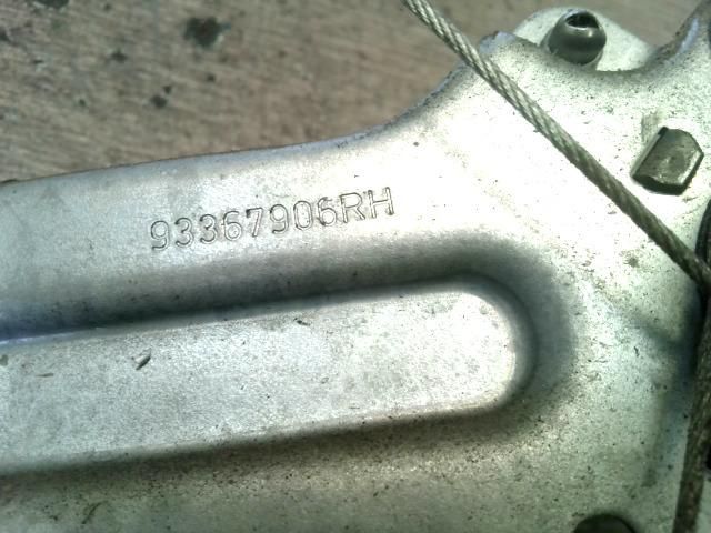 bontott OPEL MERIVA A Jobb hátsó Ablakemelő Szerkezet (Mechanikus)