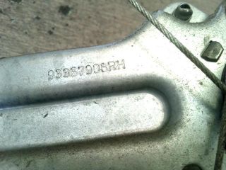 bontott OPEL MERIVA A Jobb hátsó Ablakemelő Szerkezet (Mechanikus)