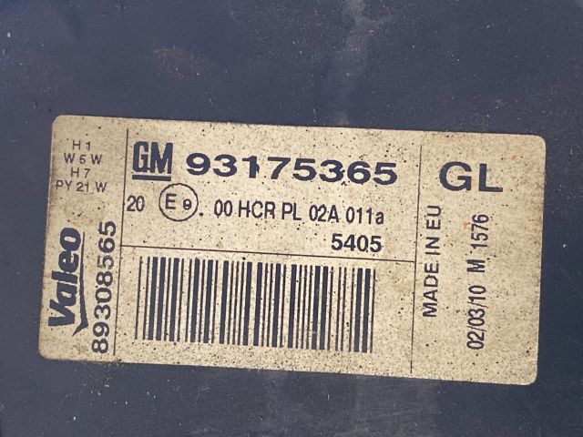 bontott OPEL MERIVA A Jobb Xenon Fényszóró