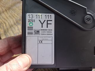 bontott OPEL MERIVA A Komfort Elektronika