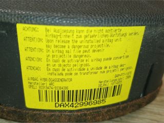 bontott OPEL MERIVA A Kormánylégzsák