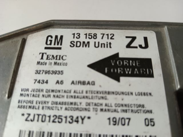 bontott OPEL MERIVA A Légzsák Elektronika