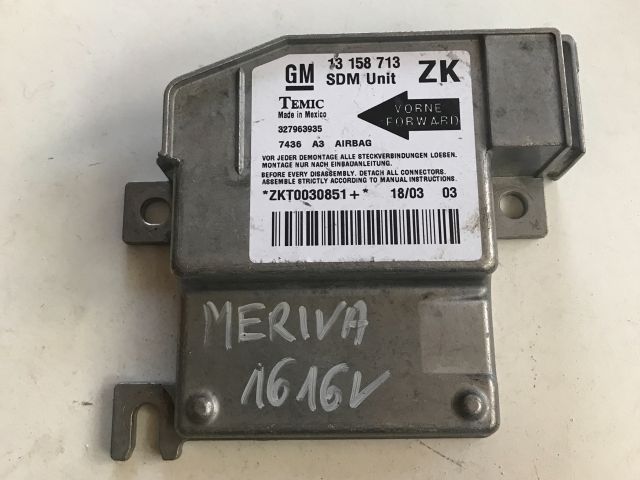 bontott OPEL MERIVA A Légzsák Elektronika