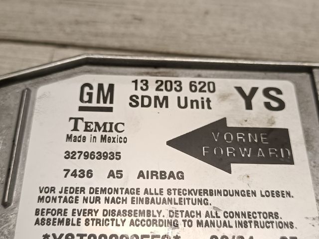 bontott OPEL MERIVA A Légzsák Elektronika