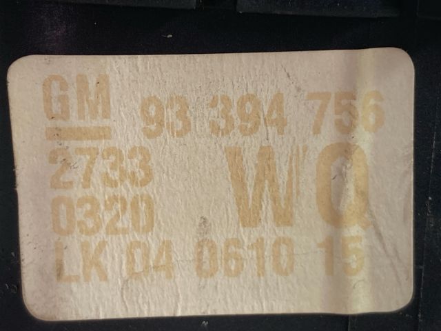 bontott OPEL MERIVA A Világítás Kapcsoló