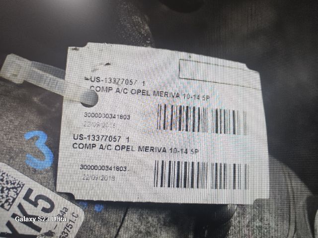 bontott OPEL MERIVA B Klímakompresszor