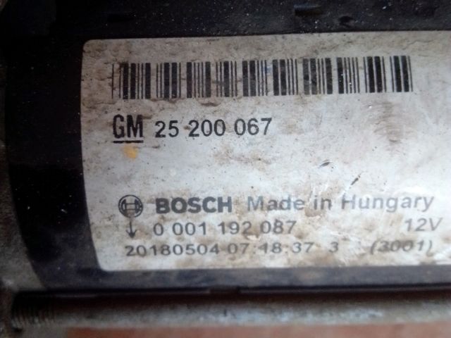 bontott OPEL MERIVA B Önindító