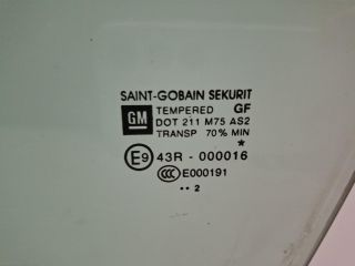 bontott OPEL MERIVA B Bal első Ablak