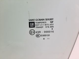 bontott OPEL MERIVA B Bal első Ablak