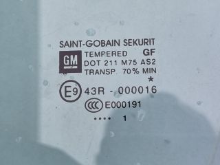 bontott OPEL MERIVA B Bal első Ablak