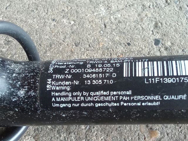 bontott OPEL MERIVA B Bal első Biztonsági Öv Csat