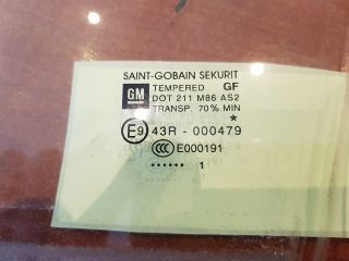 bontott OPEL MERIVA B Bal hátsó Ablak