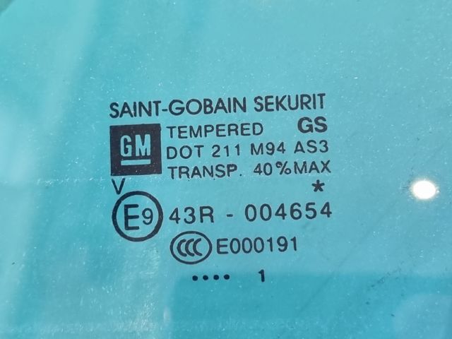 bontott OPEL MERIVA B Bal hátsó Ablak