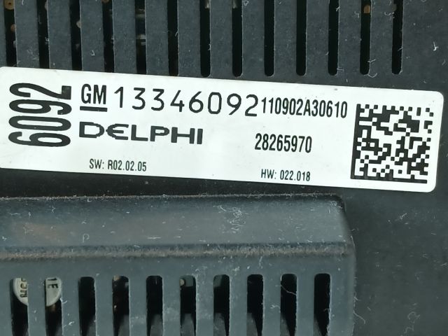 bontott OPEL MERIVA B Fűtéskapcsoló (manuális klímás)