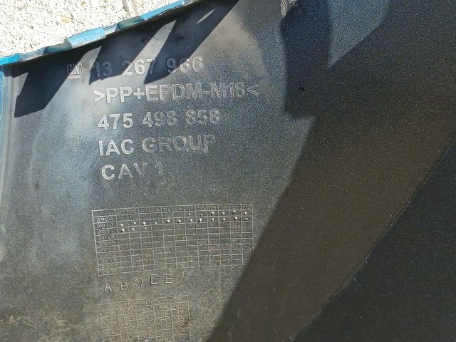 bontott OPEL MERIVA B Hátsó Lökhárító (Részeivel)