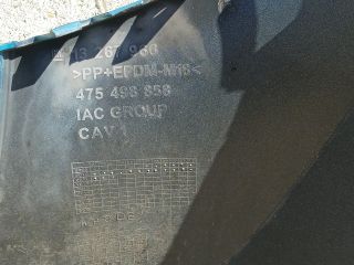 bontott OPEL MERIVA B Hátsó Lökhárító (Részeivel)