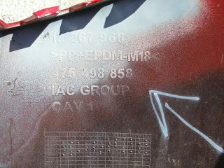 bontott OPEL MERIVA B Hátsó Lökhárító (Részeivel)