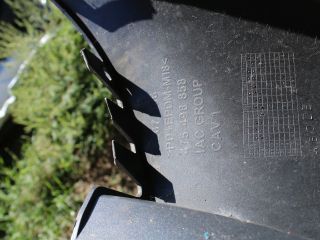 bontott OPEL MERIVA B Hátsó Lökhárító (Üresen)