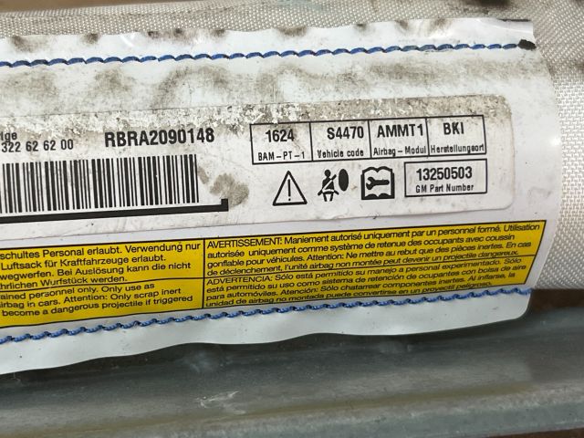 bontott OPEL MERIVA B Jobb első Függöny Légzsák