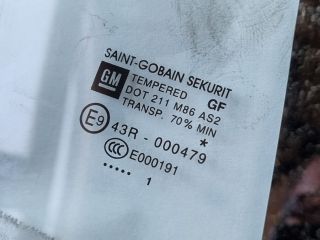 bontott OPEL MERIVA B Jobb hátsó Ablak
