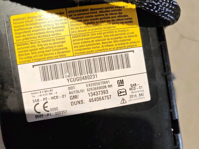 bontott OPEL MERIVA B Jobb Oldallégzsák