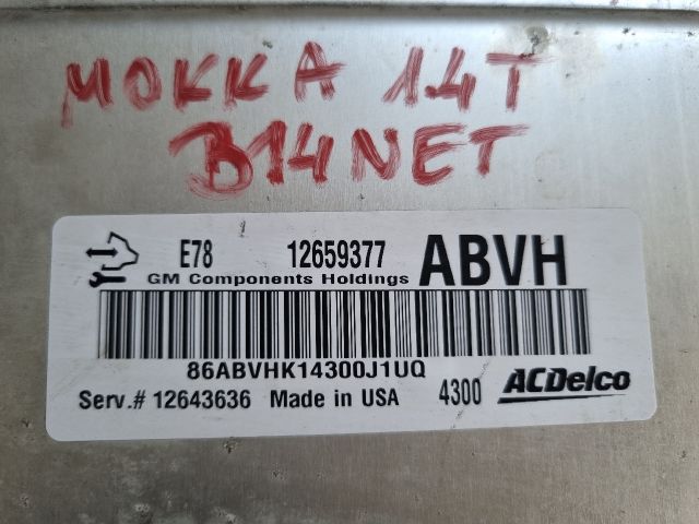 bontott OPEL MOKKA Motorvezérlő