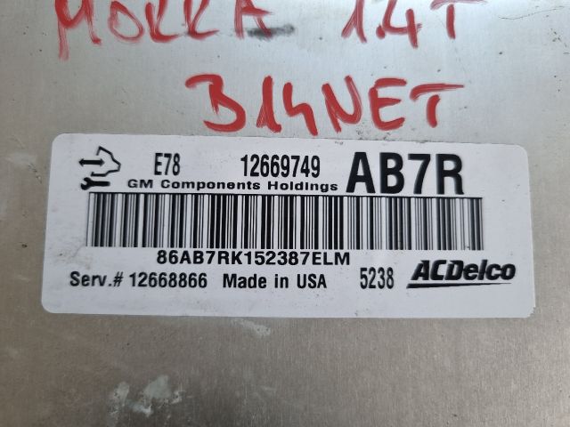 bontott OPEL MOKKA Motorvezérlő