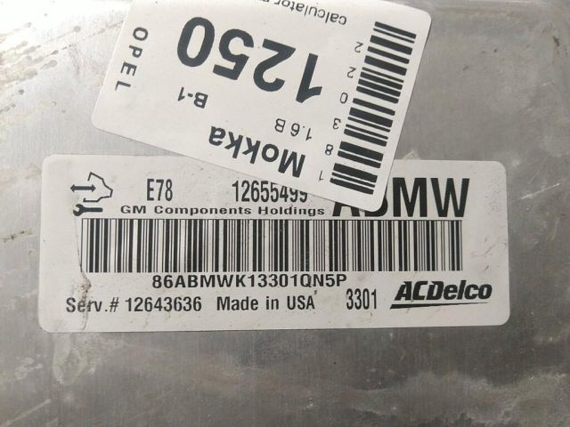 bontott OPEL MOKKA Motorvezérlő