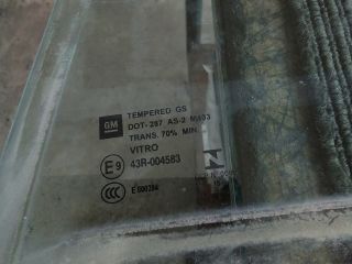 bontott OPEL MOKKA Bal első Fixüveg (Ajtóban)