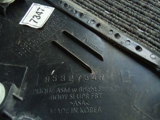 bontott OPEL MOKKA Bal első Sárvédő Díszléc