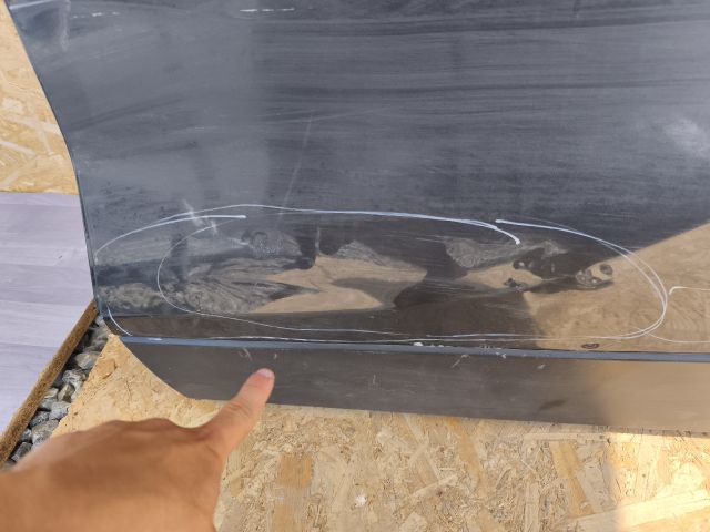 bontott OPEL MOKKA Bal hátsó Ajtó (Üres lemez)