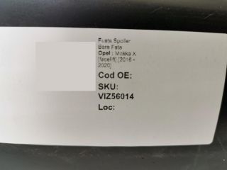 bontott OPEL MOKKA Első Lökhárító Alsó (Műanyag)