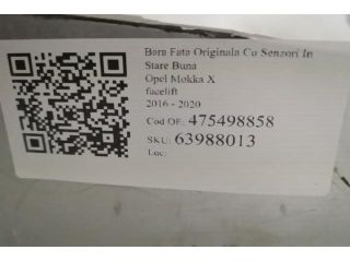 bontott OPEL MOKKA Első Lökhárító (Részeivel)