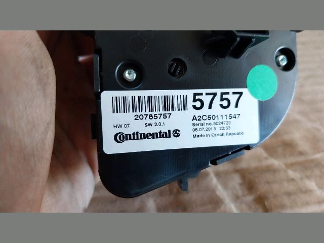 bontott OPEL MOKKA Fűtéskapcsoló (digit klímás)